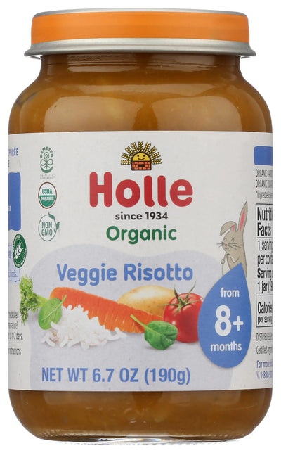 Holle Organic Veggie Risotto Baby Food 6.7 OZ