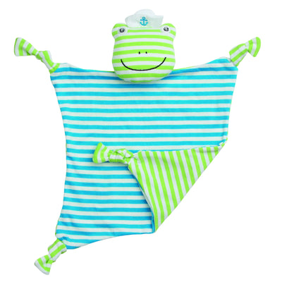 Apple Park Organic Farm Buddies - Skippy Frog Blankie Blanket
