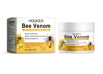 Houkeaa Bee Venom skincare product packaging on a white background